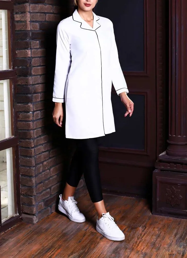 دوخت روپوش پزشکی با حک اسم